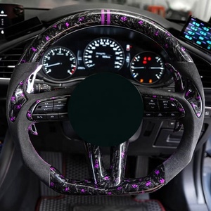 Volante Deportivo para Autos, Volante de Fibra de Carbono Forjado para <span class=keywords><strong>Mazda</strong></span> X3 - Product Image 2