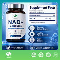 Capsules NAD+ : Booster d'énergie cellulaire, vieillissement sain, bien-être cellulaire quotidien