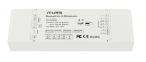 <span class=keywords><strong>Controller</strong></span> LED Skydance V5-L(WB) 12V 24V 36V 48V con App Tuya, Controllo Vocale, Dimmerazione PWM, BT RF 5 in <span class=keywords><strong>1</strong></span> per Luci LED - Product Image 2