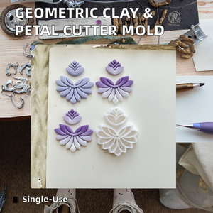 Stampo Geometrico <span class=keywords><strong>per</strong></span> Argilla a Forma di Petalo <span class=keywords><strong>per</strong></span> <span class=keywords><strong>Ceramica</strong></span> Polimerica Morbida, Orecchini Fai-da-Te, Gioielli, Ciondoli, Utensili <span class=keywords><strong>per</strong></span> Torte - Product Image 3