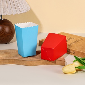 Pochettes jetables en papier kraft couleur unie, best-seller, avec poignée pour nuggets de poulet, pour emballage alimentaire, forme personnalisable - Product Image 5