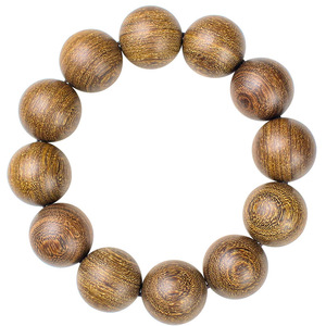 Golden Sandalwood <b>Bracelet</b> 20mm High Density Beads Sinking Old Wood Buddhist Prayer Beads Unisex Religious Jewelry Collectible - Product Image 5