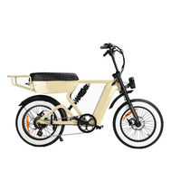 Vélo électrique puissant pour adultes, vélo de plage à pneus larges de 20 pouces, vélo électrique de ville, vélo électrique de route, vélo électrique 48v 750w, stock 2026