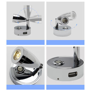 12v projecteur lampe de lecture <span class=keywords><strong>caravane</strong></span> bateau camping-car mur liseuse Led Spot lampe lumière accessoires interrupteur 24v Led - Product Image 4