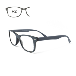 Gafas de lectura Illinois Grey con aumento de +2.0 - Product Image 1