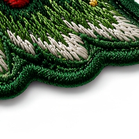 Patch brodé Arbre de Noël à coudre, Applique décorative en tissu pour vestes, sacs à dos, chapeaux, DIY