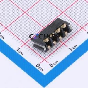GT-BTP30004-0680B-017A Blade/Spring Contact Battery Connector SMD,P=3mm Connector Spring Contact Type 3mm 4P Horizontal Mount - Product Image 2