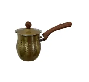 New design large capacity 1L traditional turkish coffee pot for new series mug warmer coffee