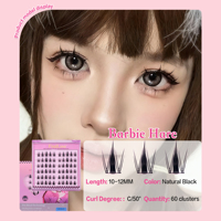 Cils autocollants FindLove sans colle, à presser, effet manga, extension DIY réutilisable, pour usage quotidien en salon, cils souples à fixation adhésive