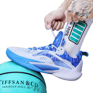 Chaussures de basket-ball en mesh antidérapantes, résistantes à l'usure, amortissantes, respirantes, légères, lacets avant, style chaussures de <span class=keywords><strong>combat</strong></span> professionnelles - Product Image 5