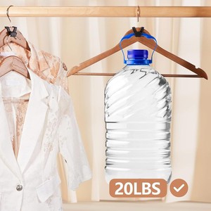 Ganchos para Ropa de Plástico Adhesivos Sin Taladro, Almacenamiento para Armario, Uso Doméstico, Capacidad de Carga de 5-10 kg - Product Image 3