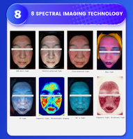 Máquina de Análisis de Piel 3D con IA, Espejo Mágico de 8 Espectros, Analizador Facial de Piel con Software en Español para Salones de Belleza y Clínicas en México
