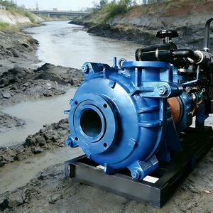 Pompe centrifuge à boue CDHB en acier inoxydable haute pression, faible consommation d'énergie, 4 pouces, robuste, pour moteur diesel, pour lac - Product Image 1