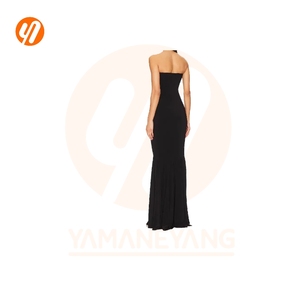 1825 vestidos de fiesta largos elegantes de alta calidad <span class=keywords><strong>al</strong></span> <span class=keywords><strong>por</strong></span> <span class=keywords><strong>mayor</strong></span> moda Sexy verano tubo superior calado alto sentido vestido. - Product Image 2