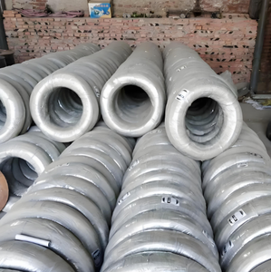 מקור המפעל חם לטבול gi חוט פלדה לבנייה/גידור (astm a641, moq 1 טון) - Product Image 4