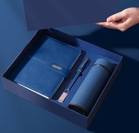 Carnet personnalisable avec logo imprimable, bloc-notes de réunion haut de gamme épaissi, ensemble professionnel haut de gamme, cadeaux raffinés