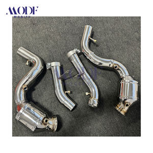 Kit de Downpipe Haute Performance pour Mercedes-Benz GLE63 AMG W167 4.0L Biturbo, Acier Inoxydable 304 Soudé TIG, <span class=keywords><strong>Décat</strong></span> - Product Image 4