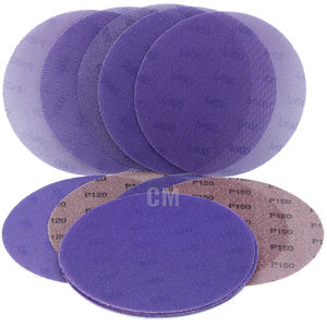 Premium 5" 6" 9" Purple Ceramic Mesh <strong>Sandpaper</strong> - Fast Dust Extraction, Long - Lasting Durability MIRKA <strong>Abranet</strong> 3M310W 3M710W - Product Image 2