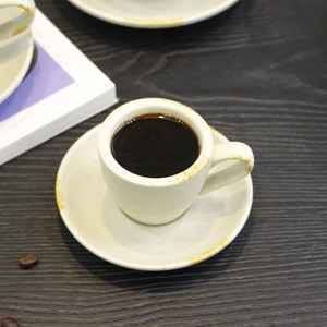 ชุดแก้วกาแฟเซรามิกสไตล์วินเทจพร้อมจานรอง สำหรับเอสเพรสโซ ลาเต้ คาปูชิโน เหมาะสำหรับใช้ในบ้าน คาเฟ่ ร้านอาหาร ขายส่ง - Product Image 2