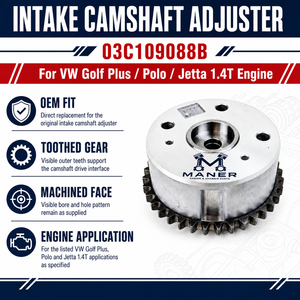 ตัวปรับตั้งเพลาลูกเบี้ยว MANER รุ่น 03C109088B สำหรับรถยนต์ VW Golf Plus, POLO, Jetta เครื่องยนต์ 1.4T อะไหล่ทดแทนสำหรับการตั้งเวลาวาล์ว - Product Image 4