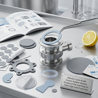 Joint d'étanchéité plat en caoutchouc personnalisé, inodore, de qualité alimentaire, anti-poussière, pour connecteur de tuyau de valve