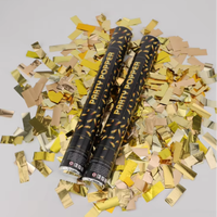 Canon à confettis en papier écologique durable pour les fêtes de remise de diplômes, de mariage, d'anniversaire, de Noël, d'Halloween - Réutilisable et longue durée