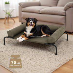 Automne hiver moyen grand <span class=keywords><strong>chien</strong></span> lit écologique <span class=keywords><strong>coussin</strong></span> pour animaux <span class=keywords><strong>de</strong></span> compagnie canapé amovible lavable mémoire éponge solide <span class=keywords><strong>forme</strong></span> carrée chenil chats - Product Image 1