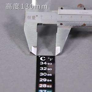어조 온도계 온도 민감 색상 변경 접착제 온도계 수족관 수온 온도계 - Product Image 5