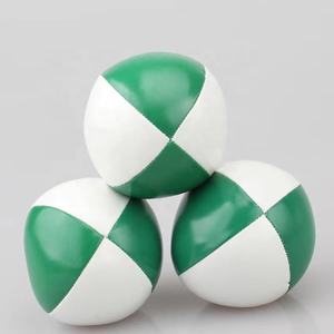 Juego de bolas de <span class=keywords><strong>malabares</strong></span> de cuero PU duradero, bola de peluche, Bola de <span class=keywords><strong>malabares</strong></span> colorida para clubes de entrenamiento de circo mágico para espectáculo de circo - Product Image 2