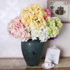 Лидер продаж, Реалистичный искусственный цветок гортензии, свадебный декоративный цветок