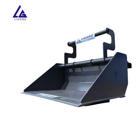 Excavator Blade Bucket Front Pushing Bucket with Replaceable Teeth for Heavy Duty Earthmoving Jobs