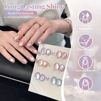 Miss Gooey Semi Permanent 6 Couleurs Vernis à ongles gel œil de chat Ensemble UV LED Vernis à ongles gel professionnel Fournisseur d'étiquettes privées Usine OEM