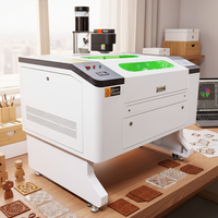 Machine de gravure laser CO2 haute précision 7050 avec refroidisseur intégré pour bois, acrylique, MDF, cuir – Commande en gros