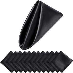 हॉट विक्रेता होटल शादी उच्च घनत्व वाले रेस्तरां कपड़े ठोस रंग विवाह टेबलटाट डिनर नैपकिन कपड़े - Product Image 3