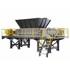 Industrial Double Shaft Scrap Metal Shredder for Recycling Waste Car/Metal Drum