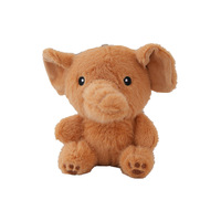 Porte-clés en peluche rose avec breloque en peluche, jouet mignon, mini éléphant, jouet thaïlandais, poupée éléphant, porte-clés fille