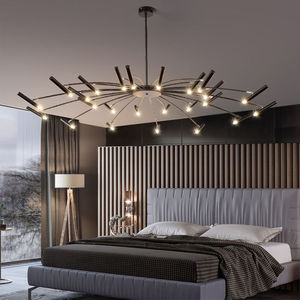 <span class=keywords><strong>2025</strong></span> Bắc Âu đen thiết kế khách sạn thiết bị chiếu sáng hiện đại mặt dây đèn Pop ánh sáng <span class=keywords><strong>LED</strong></span> Đèn chùm cho phòng ăn - Product Image 5