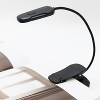 Lampe de lecture de livres personnalisée à 9 LED Lampe de petite taille rechargeable par USB pour la lecture dans la chambre à coucher