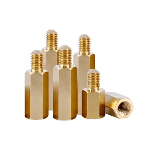 M2 M2.5 M3 M4 M5 M6 macho a rosca hembra distancia tornillo Pilar perno PCB hexagonal latón separador espaciador - Product Image 2