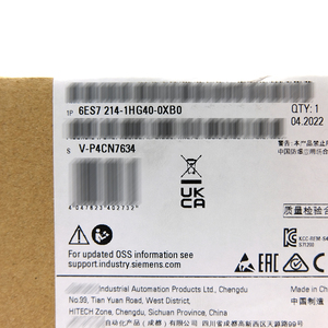 Nuevo Procesador de CPU Compacto Simatic S7-1200 Original 6ES7 214-1HG40-0XB0 6ES72141HG400XB0 Precio 6ES7214-1HG40-0XB0 - Product Image 4