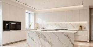 Revêtement mural en dalle de roche pour maison avec vue sur la montagne, dalle de roche à surface frittée normale, design personnalisé pour la décoration intérieure de villa - Product Image 3
