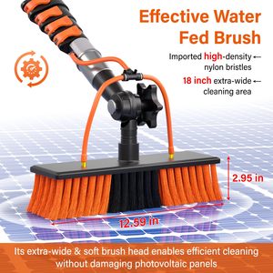 Nouveau système <span class=keywords><strong>de</strong></span> perche télescopique en fibre <span class=keywords><strong>de</strong></span> carbone <span class=keywords><strong>de</strong></span> 3 à 21 mètres pour le nettoyage des fenêtres et des panneaux solaires, perche télescopique verrouillable - Product Image 3
