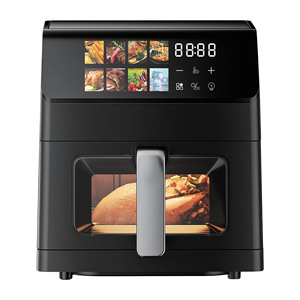 Friteuse à <span class=keywords><strong>air</strong></span> numérique personnalisable 6L avec fenêtre, grande capacité 1500W, certifiée GS CE ETL pour la vente en gros - Product Image 5