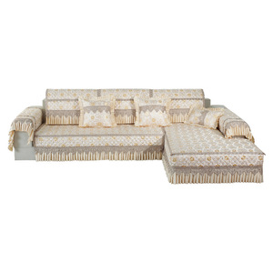 美式全包沙发套客厅欧式Lshape靠背沙发沙发套四季通用11件套沙发套 - Product Image 5