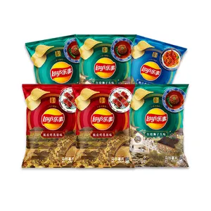 Nuovo arrivo gettoni di patate da laico 60g di snack esotici cibo gamberi brasati al gusto di salsa Abalone