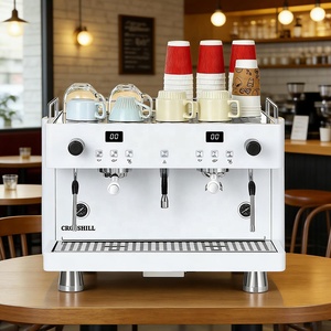 Cafetera Espresso Italiana de Alta Calidad con Tres Calderas de Alta Eficiencia, Diseño de Ahorro de Energía, Doble Cabezal, la Más Vendida, 3 Alto Rendimiento - Product Image 3