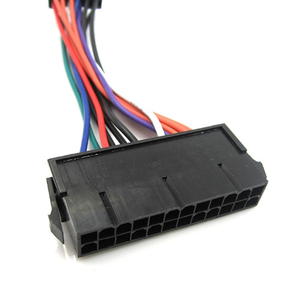Adaptador de corriente principal de 24 pines a 12 pines ATX PSU, <span class=keywords><strong>Cable</strong></span> de manga trenzada <span class=keywords><strong>para</strong></span> placa base <span class=keywords><strong>Acer</strong></span>, venta al por mayor - Product Image 5