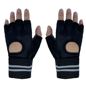 Guantes deportivos unisex para fitness, transpirables, que absorben el sudor, impermeables, <span class=keywords><strong>con</strong></span> muñecas reforzadas, correa ajustable para la muñeca, para gimnasio - Product Image 3
