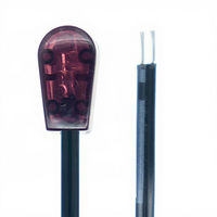 Câble d'extension infrarouge IR à extrémité ouverte pour télécommande, émetteur-récepteur, gaine PVC noire 1,5 m pour appareils audio-vidéo et moniteurs