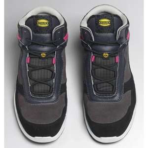 DIADORA UTILITY - 701.179901-D0458/35 Chaussures noire fumée haute sécurité en cuir de veau pleine fleur hydrofuge et cuir fendu S3L - Product Image 2